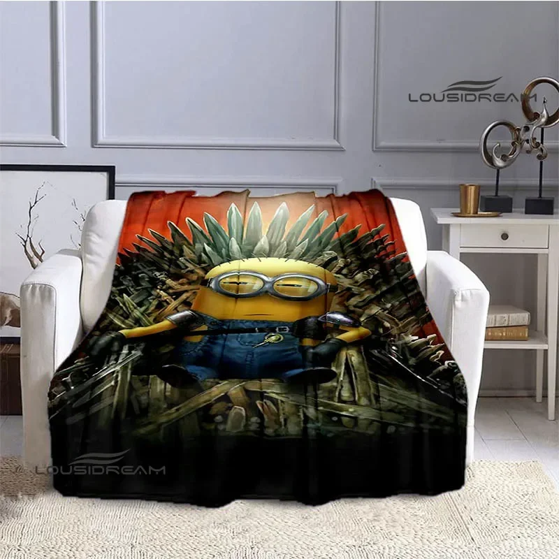 

Одеяла с 3d принтом M-Minions, одеяло для пикника, теплое фланелевое одеяло, мягкое и удобное одеяло, постельное белье, подарок на день рождения