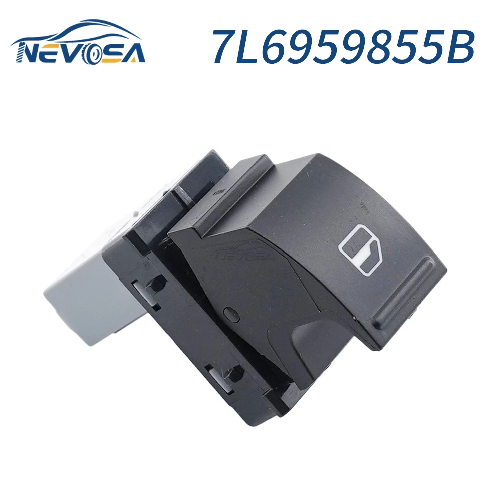 

NEVOSA Power Window Control Switch For Seat Leon Ibiza Alhambra Altea Toledo 7L6959855B Car Parts Accessories Button 3Pins