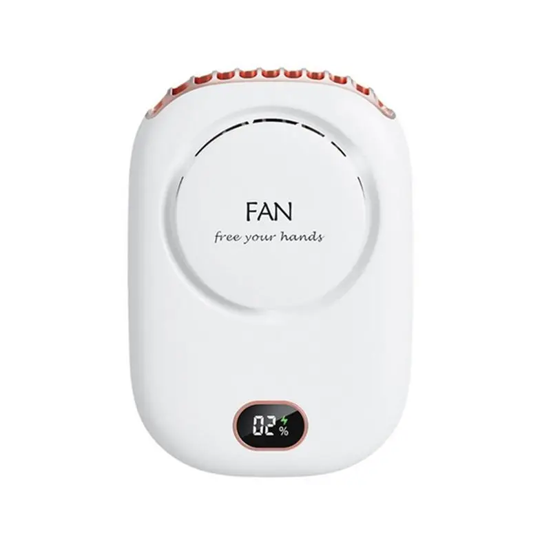 Customer Favorite Portable Hanging Neck Fan, 2000Mah Wearable Mini Fan, Battery Operated USB Rechargeable 3 Speed Air Cooler