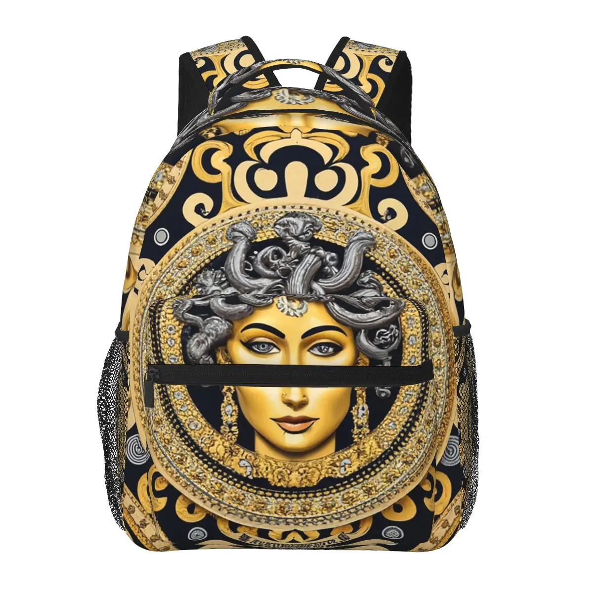 

Ancient Greece Medusa Gorgon Vintage Style Backpacks Boys Girls Bookbag Children School Bags Kids Rucksack Shoulder Bag