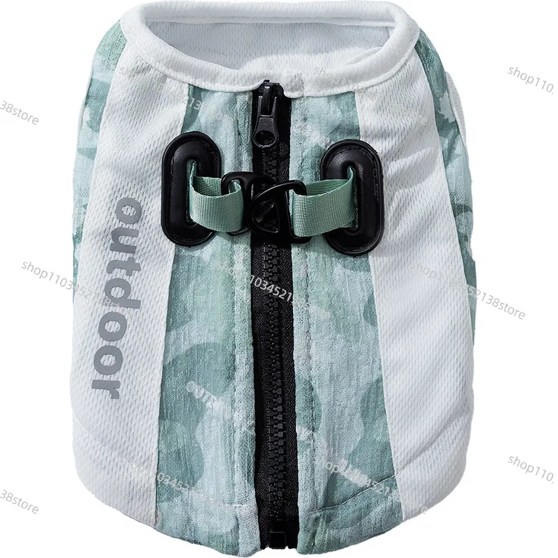 

Pet Dog Cool Clothes Summer Cooling Sunscreen Clothes Thin Dog Special Vest Can Be Towed