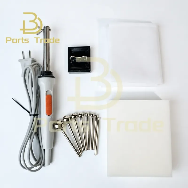 for Dual Speed Temperature Regulator Flower Ironing Tool Set 8 11 18 Head Soldering Iron 220V 60W DIY Flower Making Tools