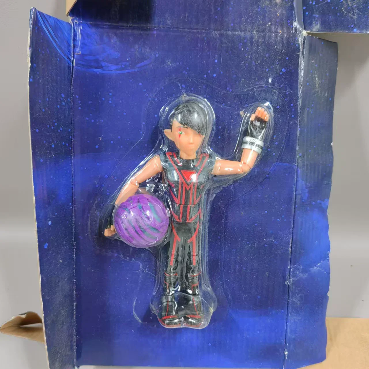 Boneco de ação de 10-20cm do desenho animado Desafio Zak Kiet, figura colecionável infantil, modelo Champion Lon Fenzy.