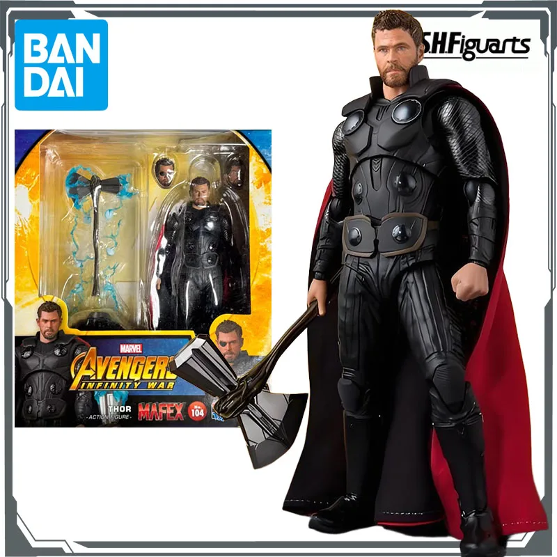BANDAI Original S.H.Figuarts Avengers: Infinity War – Thor Anime Actionfiguren Spielzeug für Jungen Weihnachtsgeschenk Sammlermodell