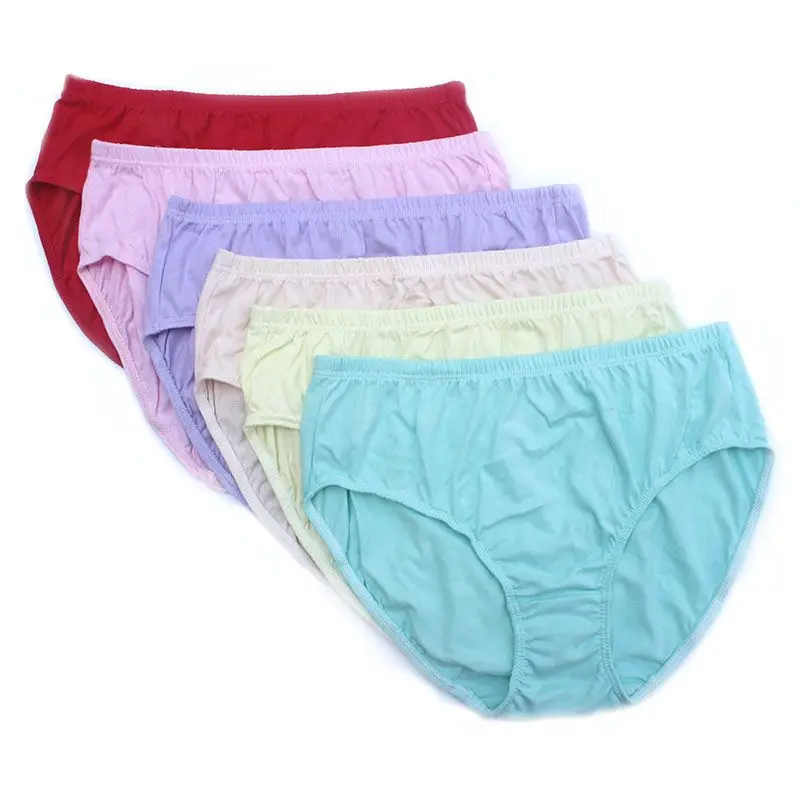 5 عبوات من الملابس الداخلية النسائية القطنية الحرارية متوسطة الارتفاع، ملابس داخلية شتوية دافئة ناعمة قابلة للتنفس ومضادة للبيلينغ #1