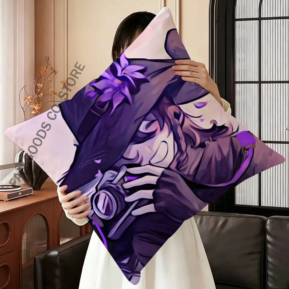 

A-Azure Fanart Pillow Case Ultra Soft Skin Friendly Fabric Cloud Like Comfort & Concealed Zipper