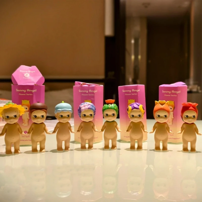 

Оригинальная мини-фигурка Sonny Angel из серии «Цветы», милый сюрприз в закрытой коробке, аниме-модель, кукла, игрушка для детей, подарок на день рождения