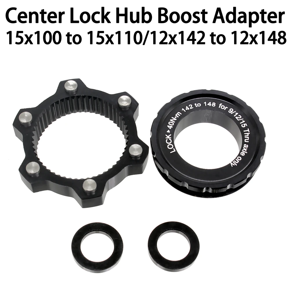 Adaptador de impulso do cubo do fechamento central, fechamento central para 6 furos, 15x100 a 15x110, 12x142 a 12x148,