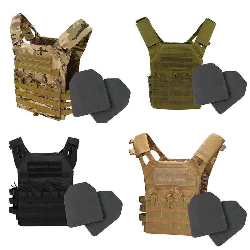 JPC Military Lightweight Molle Plate Carrier Tactical Vest Waterproof Outdoor CS Game Jungle Security Equipment Hunting Vest