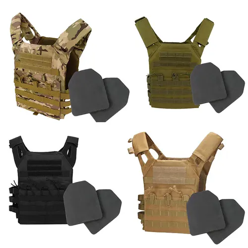 Chaleco táctico de nailon para caza, accesorio de Airsoft, combate MOLLE Camo, Cosplay, ejército, juego CS, equipo de jungla