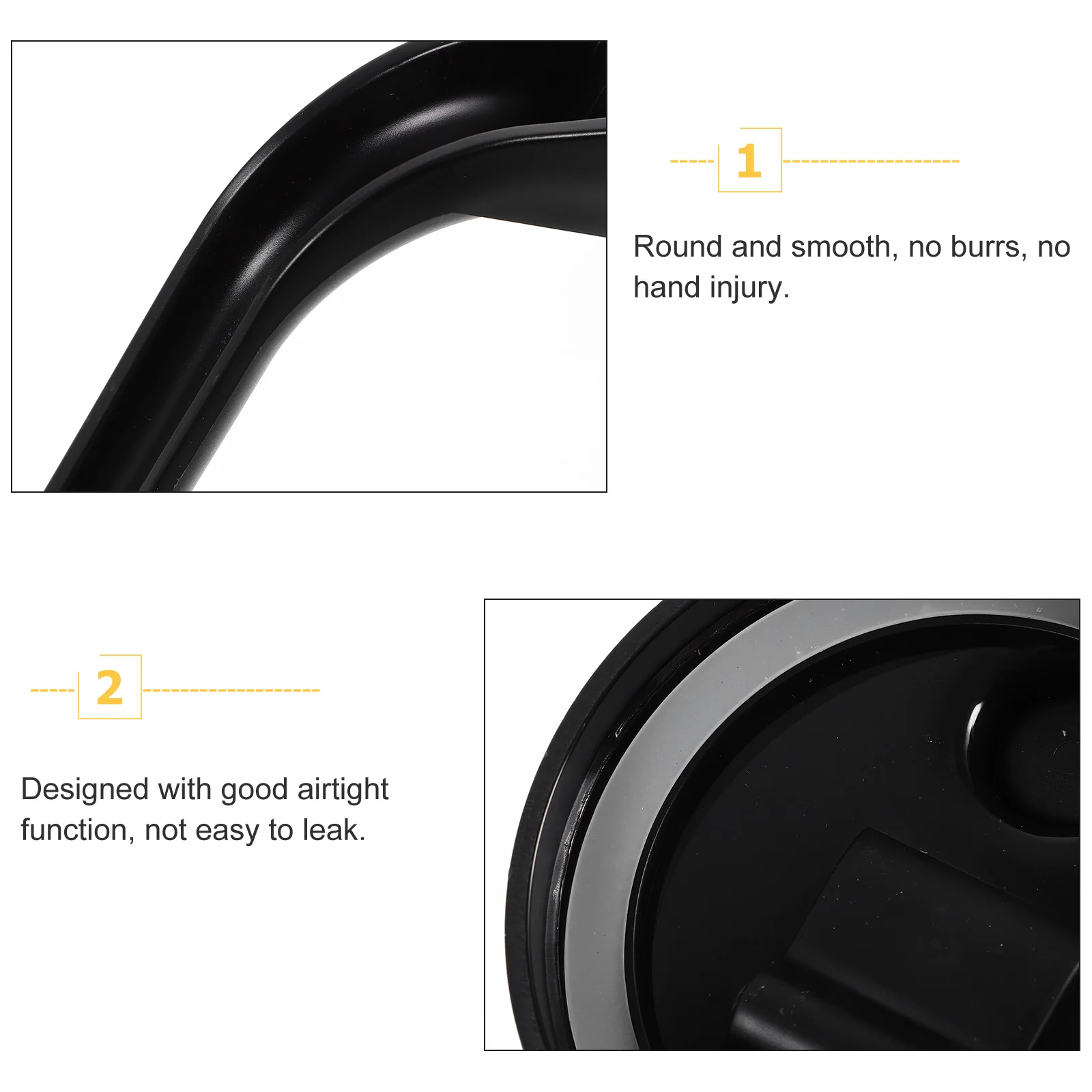 

Mason Lid With Spout Handle Leakproof Reusable Plastic Wide Mouth Jar Cover Replacement Kitchen Storage Jar Accessories