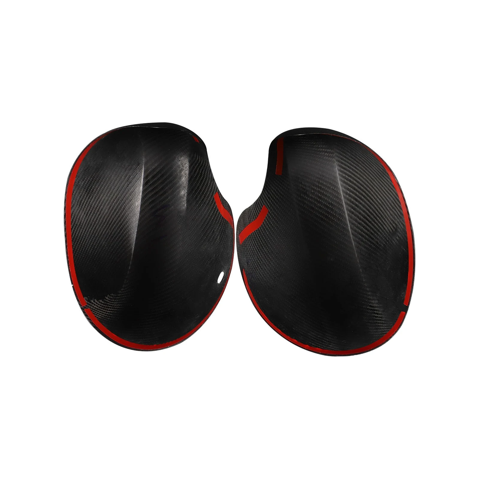 For BMW Mini Cooper S F54 F55 F56 F57 F60 2020 - 2023 With light hole Rear View Mirror Cap Cover view 5