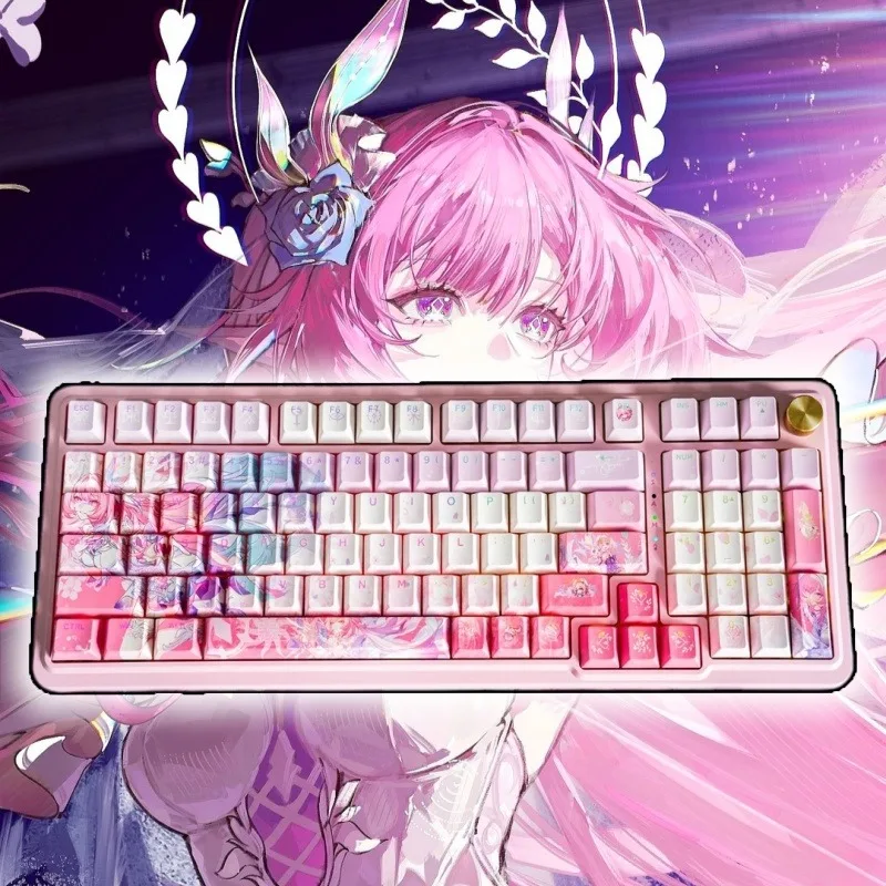 Original Cyrene Theme Anime Keycap Mechanical Keyboard PBT Custom Keycap PC Game Keyboard Accessories Cartoon Gift Collection