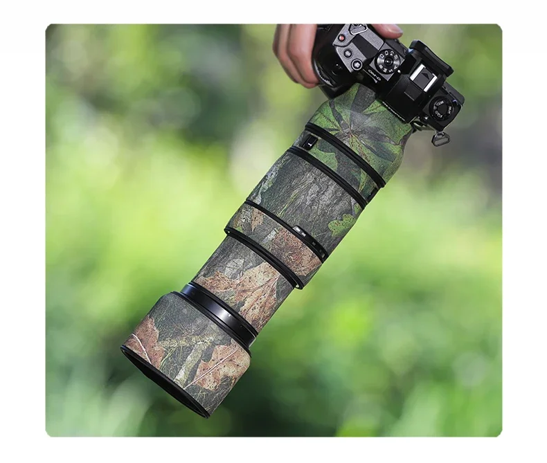 For Olympus 100-400 Camouflage Coat Lens Waterproof Camouflage Coat Rain Cover Protective Sleeve Case Nylon Guns Cloth