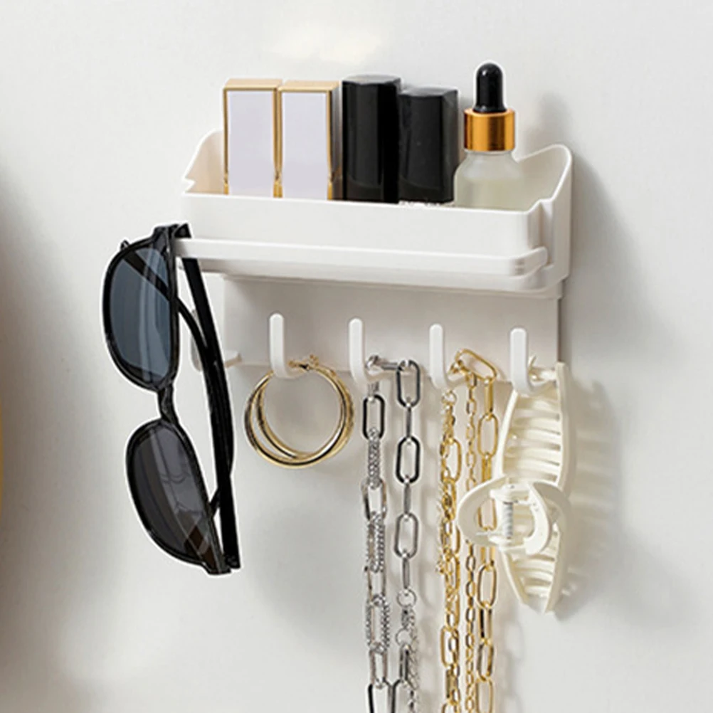 

Wall Mount Accessories Storage Rack White Bow Organizer Headband And Bow Holder Headband Display Shelf Hair Clips Hanger