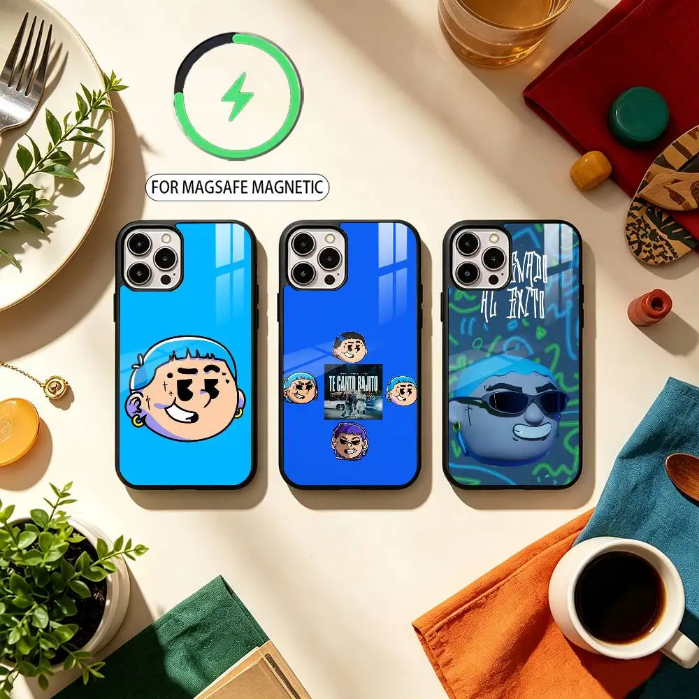 R-Rapper B-Blessd Cantante  Phone Case For iPhone17,16,15,14,13,12,11 Plus,Pro Max Magnetic For Magsafe Wireless Charging