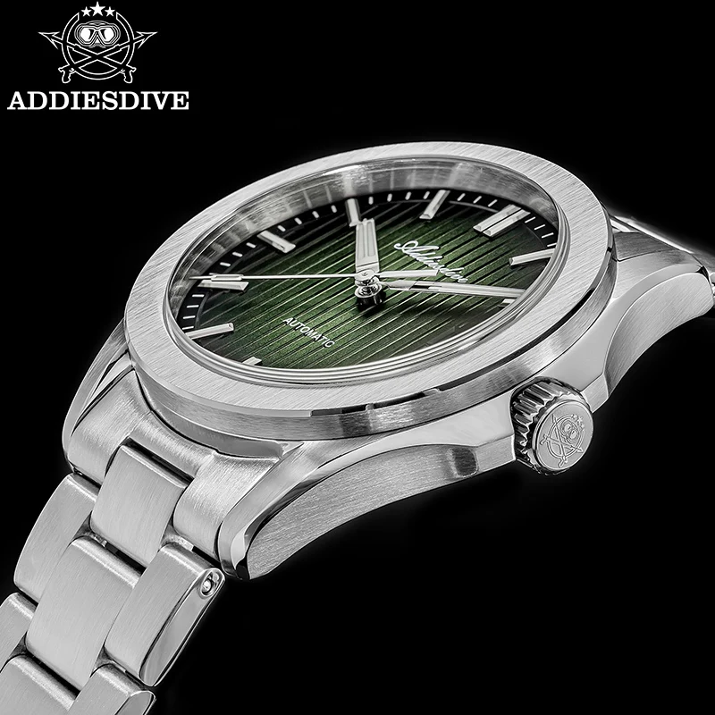 

ADDIESDIVE 2025 New Watch AD2080 Men's Automatic Watch NH35 Mechanical Sapphire Glass Night Light Waterproof 200m Diving