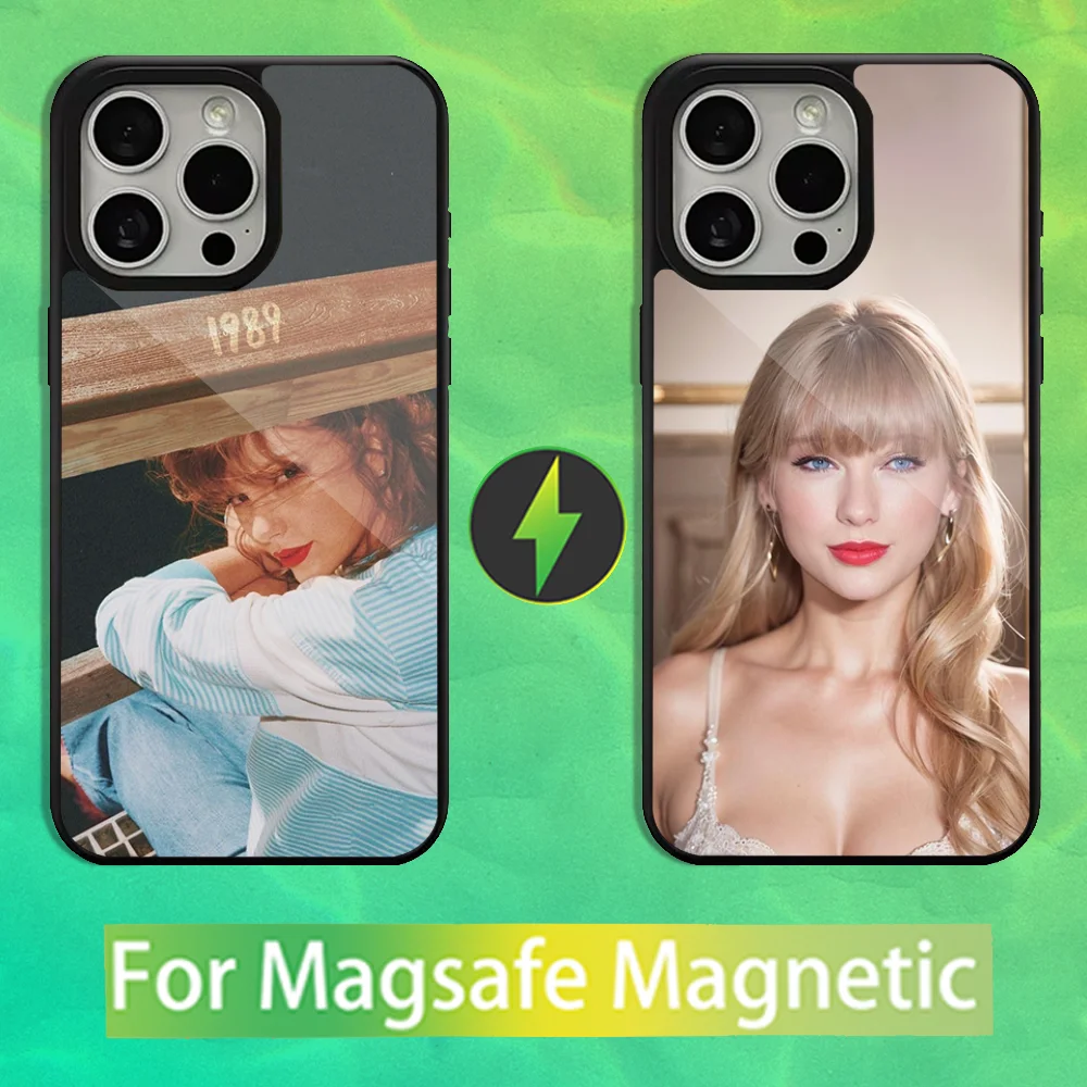 

Popular T-Taylors Singer Phone Case For iPhone 16,15,14,13,12,11,Pro,Max,Plus,Mini,Magsafe,Magnetic Wireless Charging Case