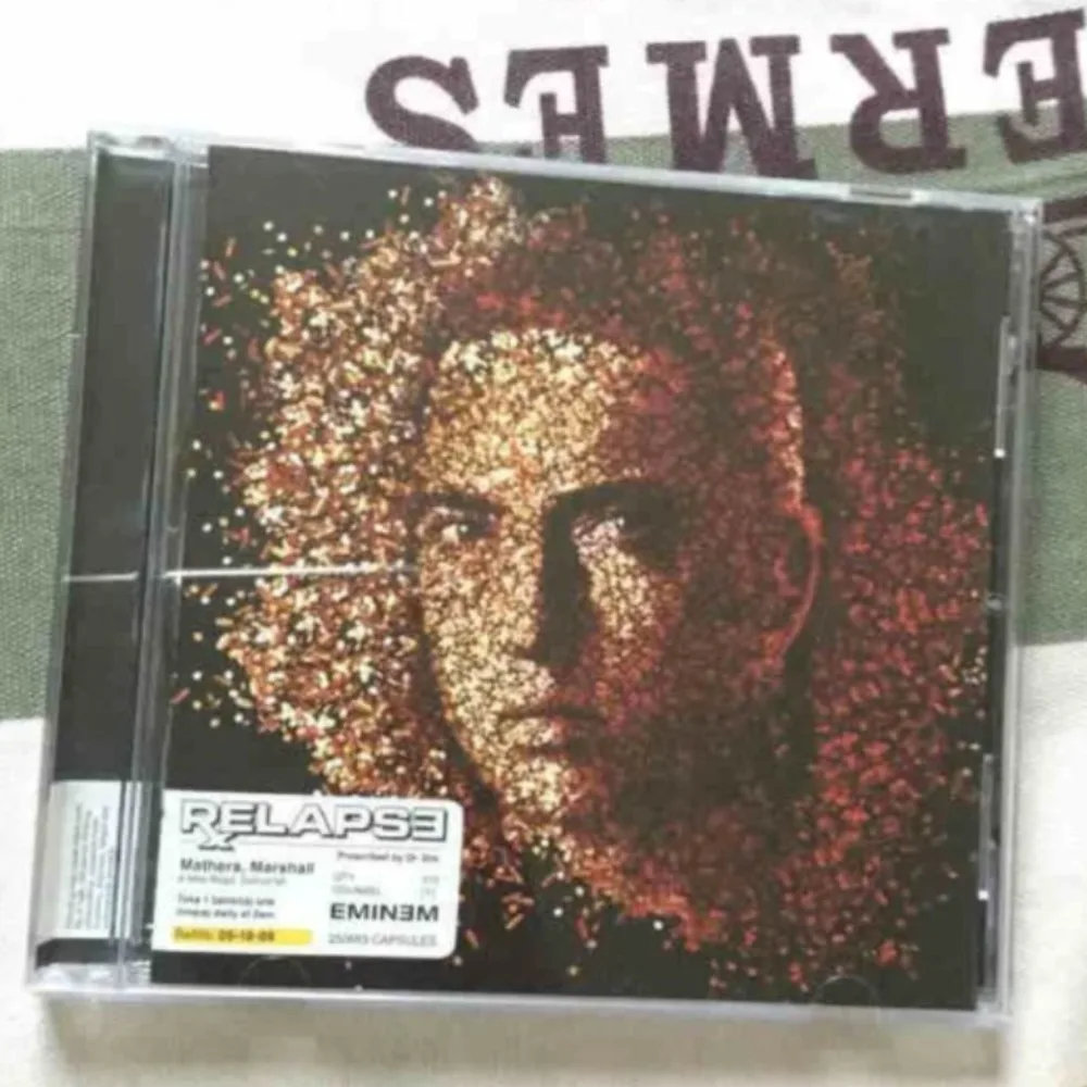 

Eminem Relapse CD Album | Slim Shady Hip-Hop Rap Disc | Classic Rap Music Album | Western Hip-Hop Iconic Audio CD