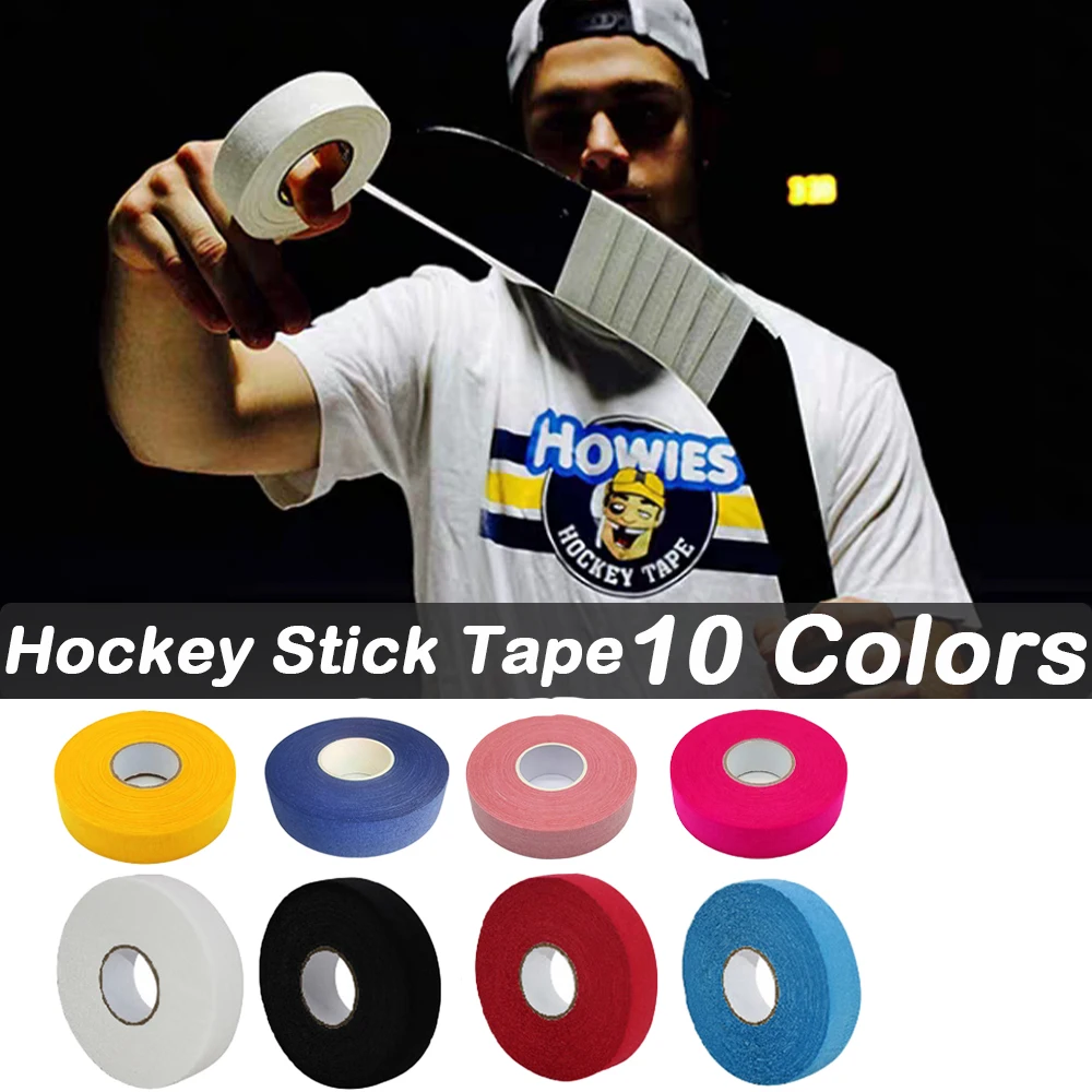 

2.5CM*25M Waterproof Multicolor Cotton Hockey Tape for Ice Hockey Stick Thicken Durable Ice Hockey Tape Training Outdoor Sports