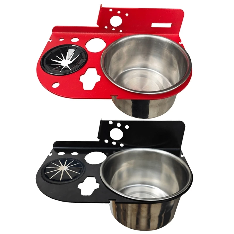 Ladder Tool Shelf with Integrated Large Bucket for Workshop