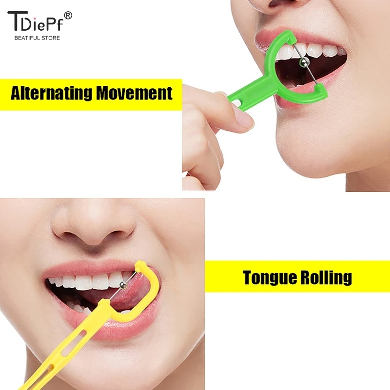 10Colors Tongue Tip Exerciser For Adult Kids Speech Therapy Autism Sensory Rehabilitation Oral Tongue Muscle Trainer Talk Tools