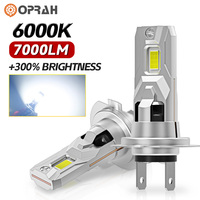 OPRAH H7 LED Bulb Headlight Kit Mini Wireless 50W 20000LM 6500K CSP for Car Headlamp 12V White Auto Diode Lamps H7 Fanless Led