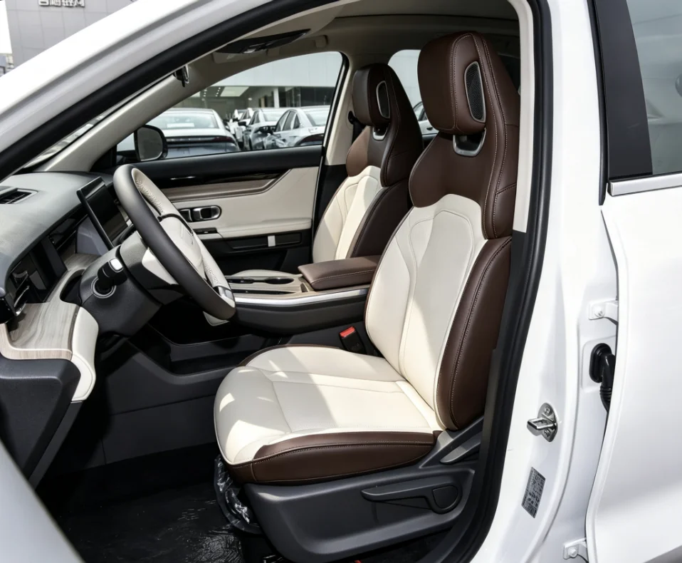 Für Soueast S06 Jetour Dashing ‌ 2026 Maßgefertigte Autositzbezüge Luxuriöses Nappaleder 100% Passgenau Innenraumzubehör 360 ° Vollständige Abdeckung – Detail 10