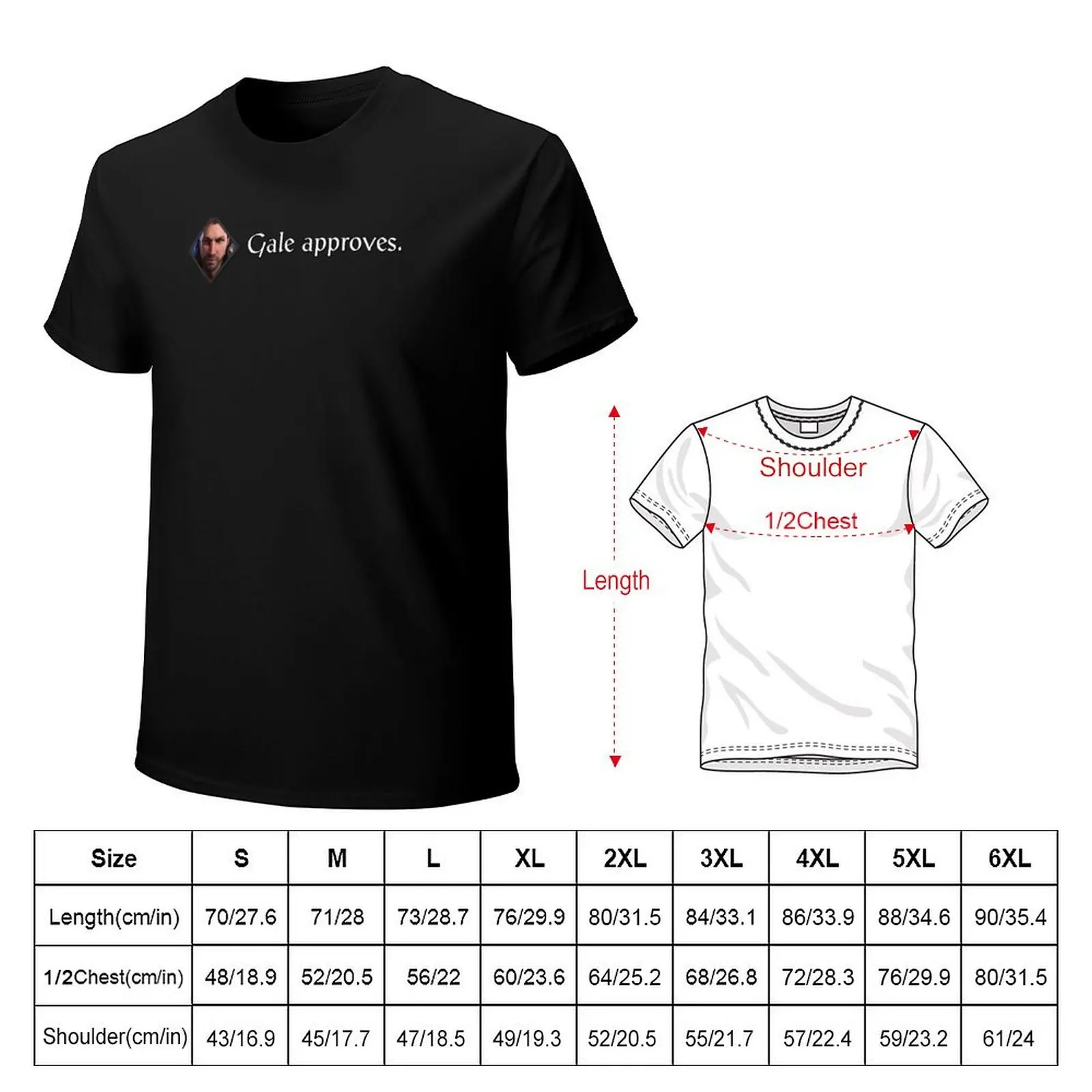 Gale Approves T-Shirt Casual Loose Fit Short Sleeve T-Shirt