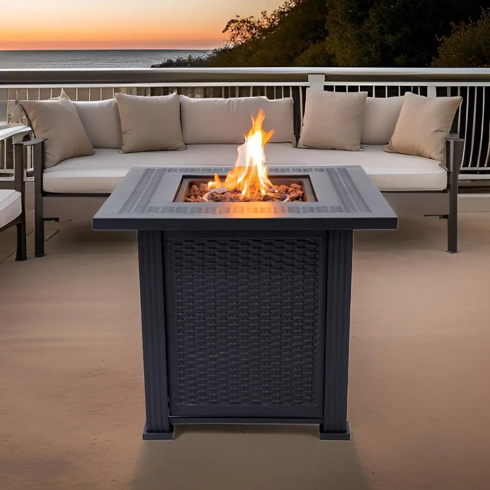 Outdoor Propane Fire Pit Table 28