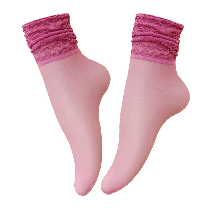 

Candy Color Transparent Socks For Women Summer Fashion Mesh Sock Ladies Cute Happy Funny Socks Thin Women Sock