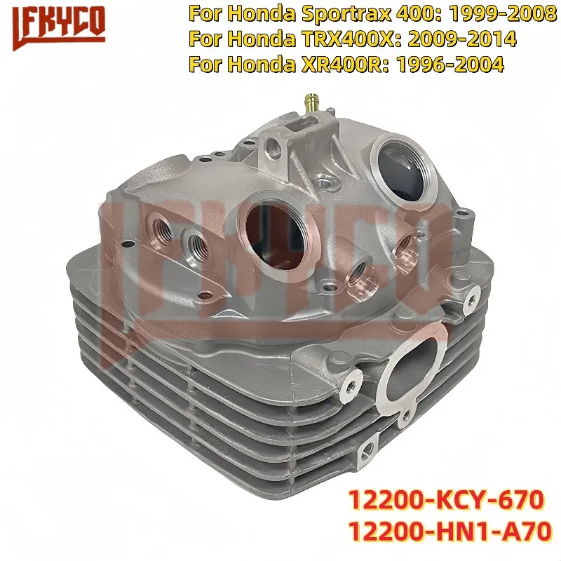 Motorcycle Cylinder Head Assembly for Honda Sportrax TRX400EX 1999-2008 TRX400X 2009-2014 12200-KCY-670 12200-HN1-A70 ATV Engine