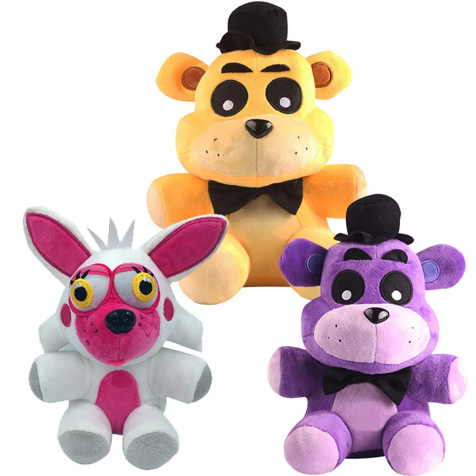 2026 ليلة جديدة لطيف ألعاب من نسيج مخملي لعبة دمية بوني الدب ماكر الكرتون محشوة الدمى فريدي لعبة للأطفال هدايا عيد الميلاد