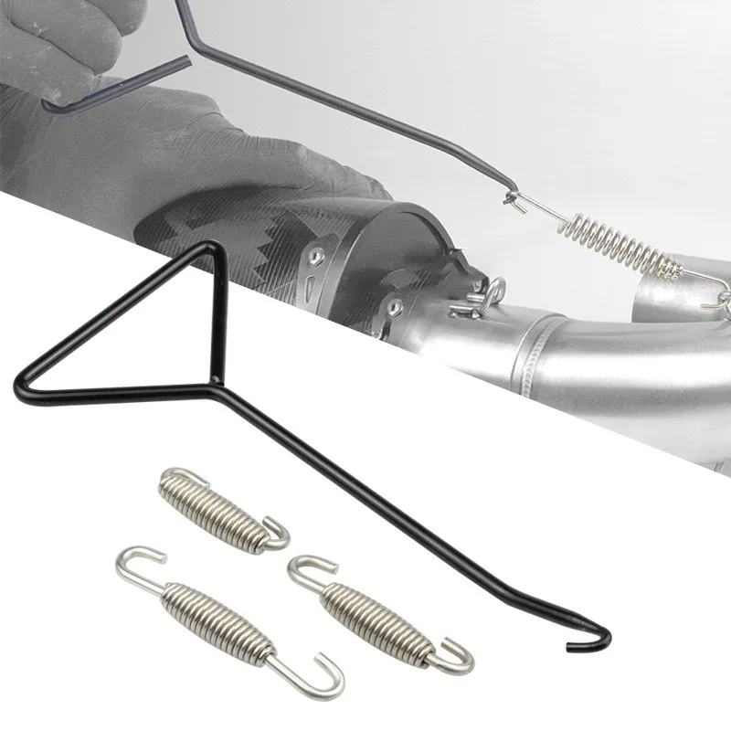 Ferramenta profissional de desmontagem e tração de mola de gancho em forma de T, instalação de mola de suporte lateral, alça ultra longa