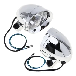 LED Car Highlight LED Bulbs Spotlight High Power Super-Bright Driving Headlamp Motorcycle Daytime Running Fog Light 2pcs
