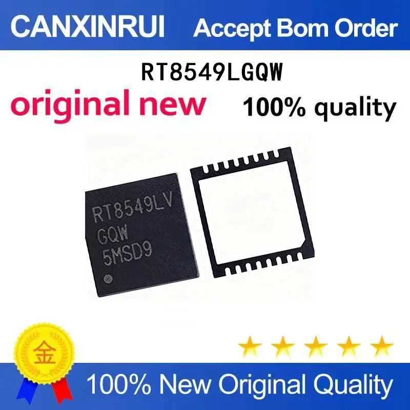 

(5 Pieces) New RT8549LGQW RT8549L RT8549LVGQW RT8549LV QFN16 chip IC