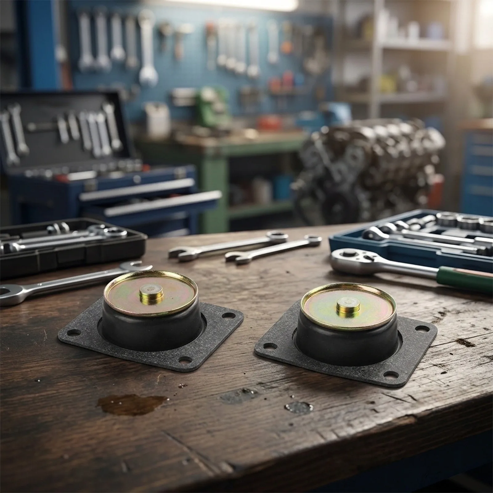 Carburetor Repair Parts Fuel Pump Diaphragm Kit Smooth Acceleration Improved Fuel Delivery As Show For Engine Tuning