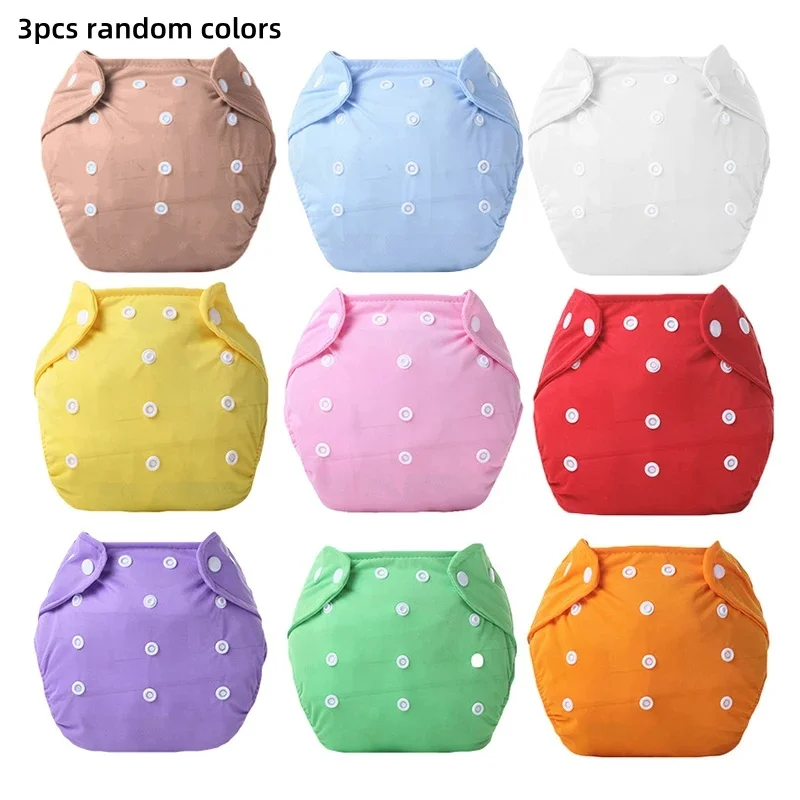 

3 шт. детские тренировочные штаны, подгузники на пуговицах, детские летние моющиеся дышащие подгузники, детские подгузники, хлопковые обучающие брюки