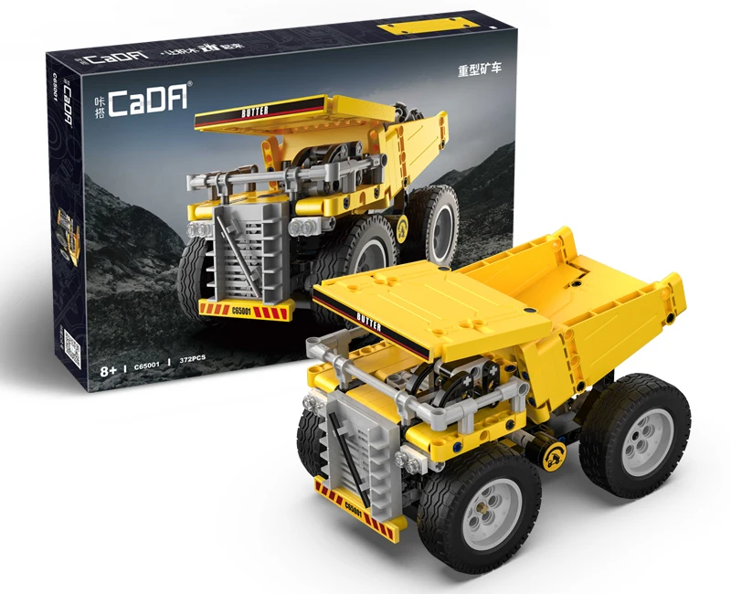 Cada 693 Stuks Stad Wiellader Auto Zware Mijnbouw Vrachtwagen Bouwstenen DIY Techniek Graafmachine Bricks Speelgoed Voor Kinderen Gift