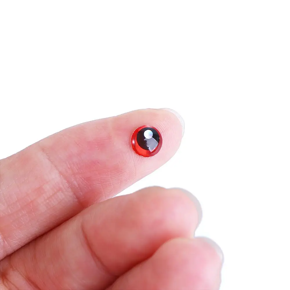 Simulation DIY Eye Fishing Eyes Sticker Fly Fishing Fishing Lure Eyes Artificial Fish Eyes Lure Fish Eyes 3D Fish Eyes