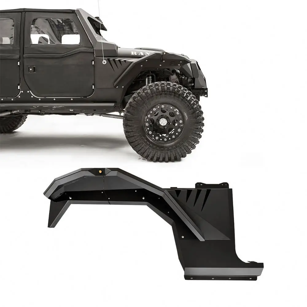 High Quality Armor Body Kit Grille Bumper Fender Flares for Jeep Wrangler JK JL Car Bumper