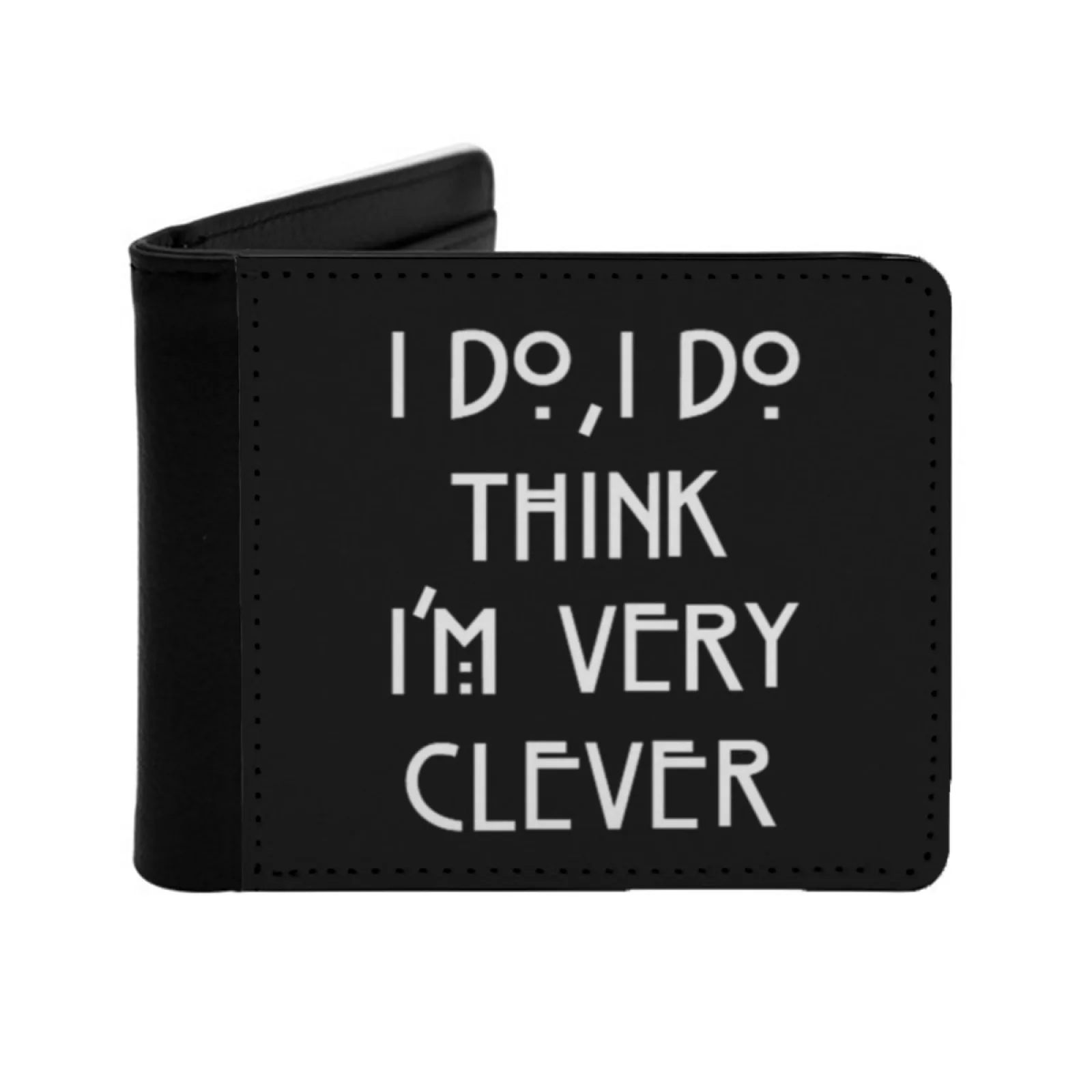 I Do I Do Men's Wallet Pu Leather Wallet Multifunction Credit Card Purse Font Tv Coven Asylum Freak Show Murder House Series