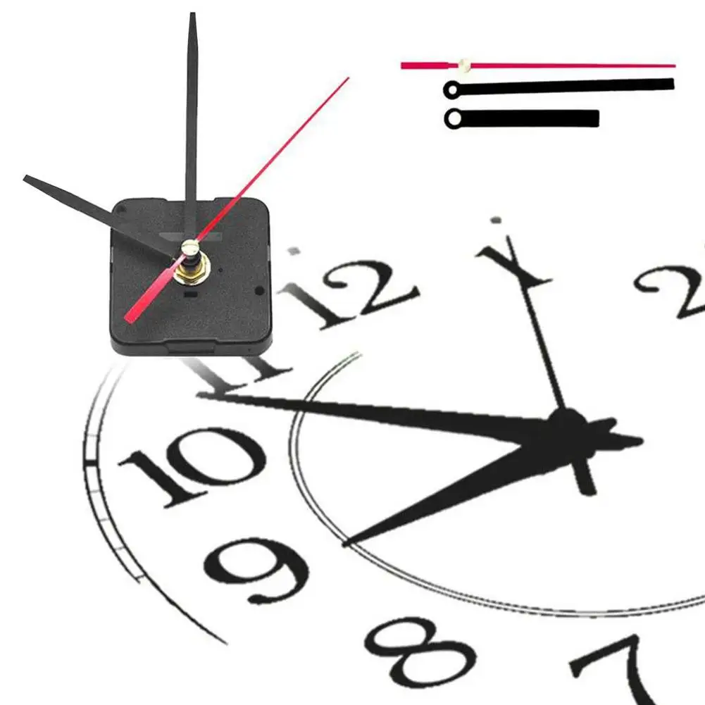 Quartz Clock DIY Clock Parts Battery Operated Silent Repair Hands Movement Clock Clock Wall Home Clockwork Repair Accessori E9Y6