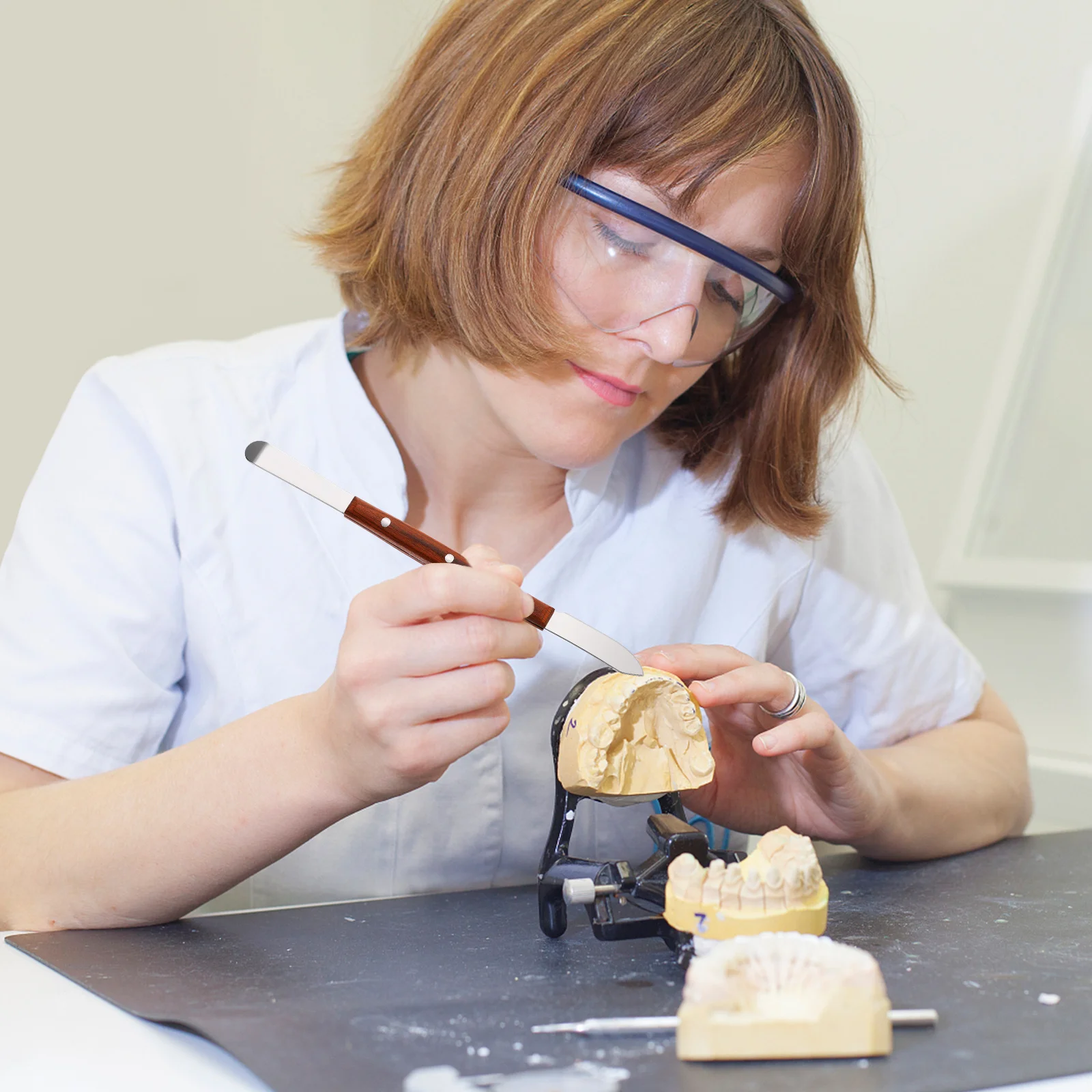 

Carving Set Stainless Steel Engraving Kit Clay Sculpting Dental Stainless Steel Wax Tool Lab Wax Tool Set Lightweight