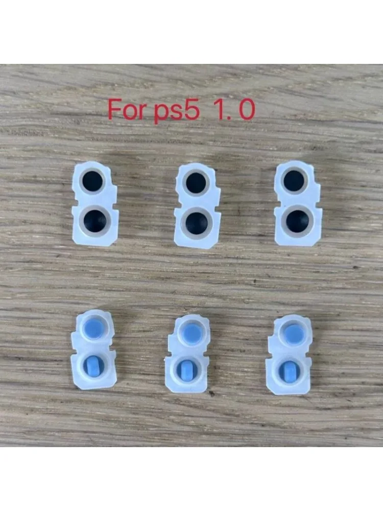 100pcs for ps5 game pad controller 1.0 V1 conductive rubber set L1R1 L2R2 silicone LR pad