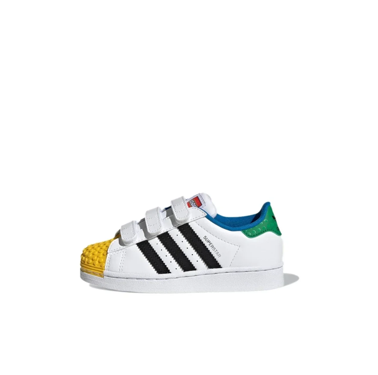 Adidas LEGO X Adidas Originals Superstar 360 Durable Tide Velcro Anti-slip Sports Low-Top Kids Sneakers Casual Shoes