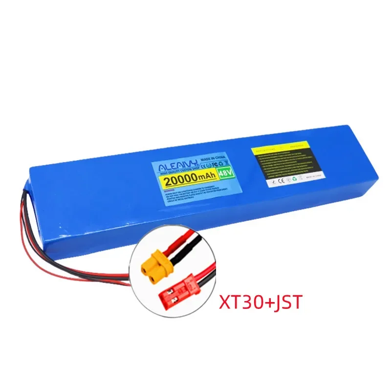 ALEVIY 48V 20Ah 13S3P oplaadbare lithium-ionbatterij geschikt voor 500W 700W elektrisch mobiliteitsgereedschap en 18650 lithiumbat