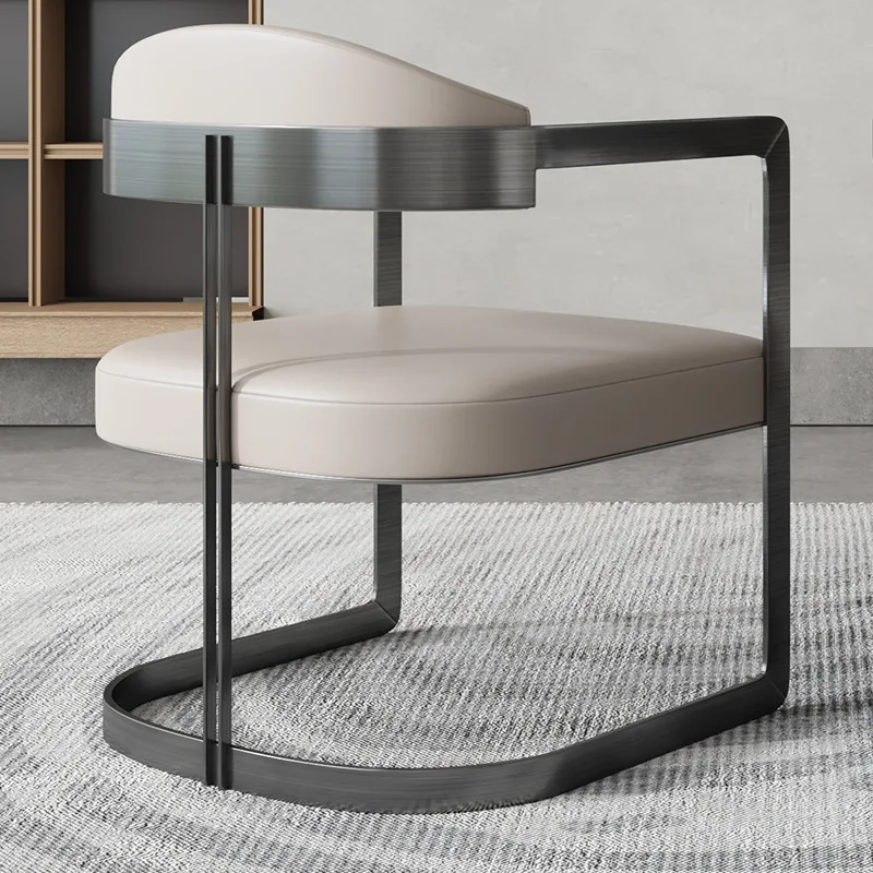 Hotel, dining chair, home, premium, modern, simple, light luxury, reception, new