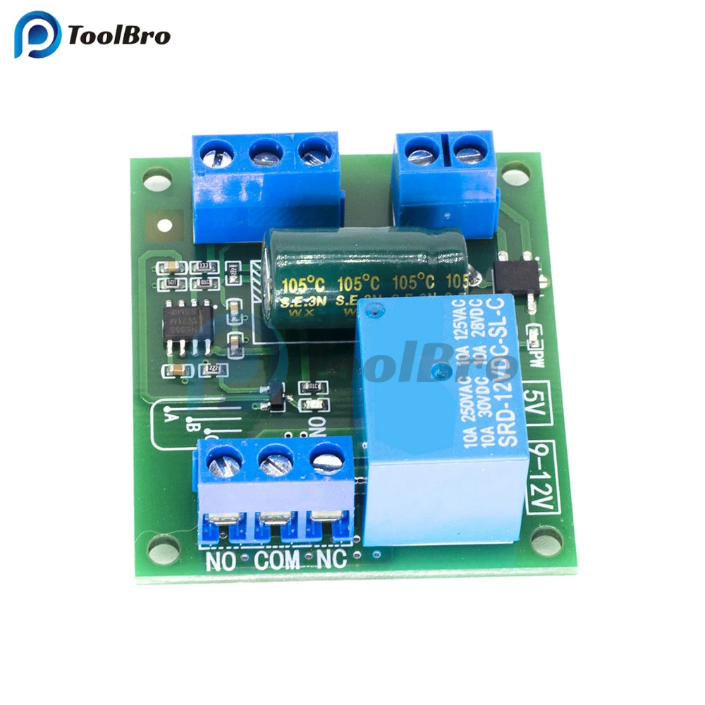 Imagem -04 - Módulo Controlador de Nível de Água Automático Interruptor Sensor Líquido Válvula Solenóide Motor Bomba Tanque de Água Controle Relé Board dc 5v 12v