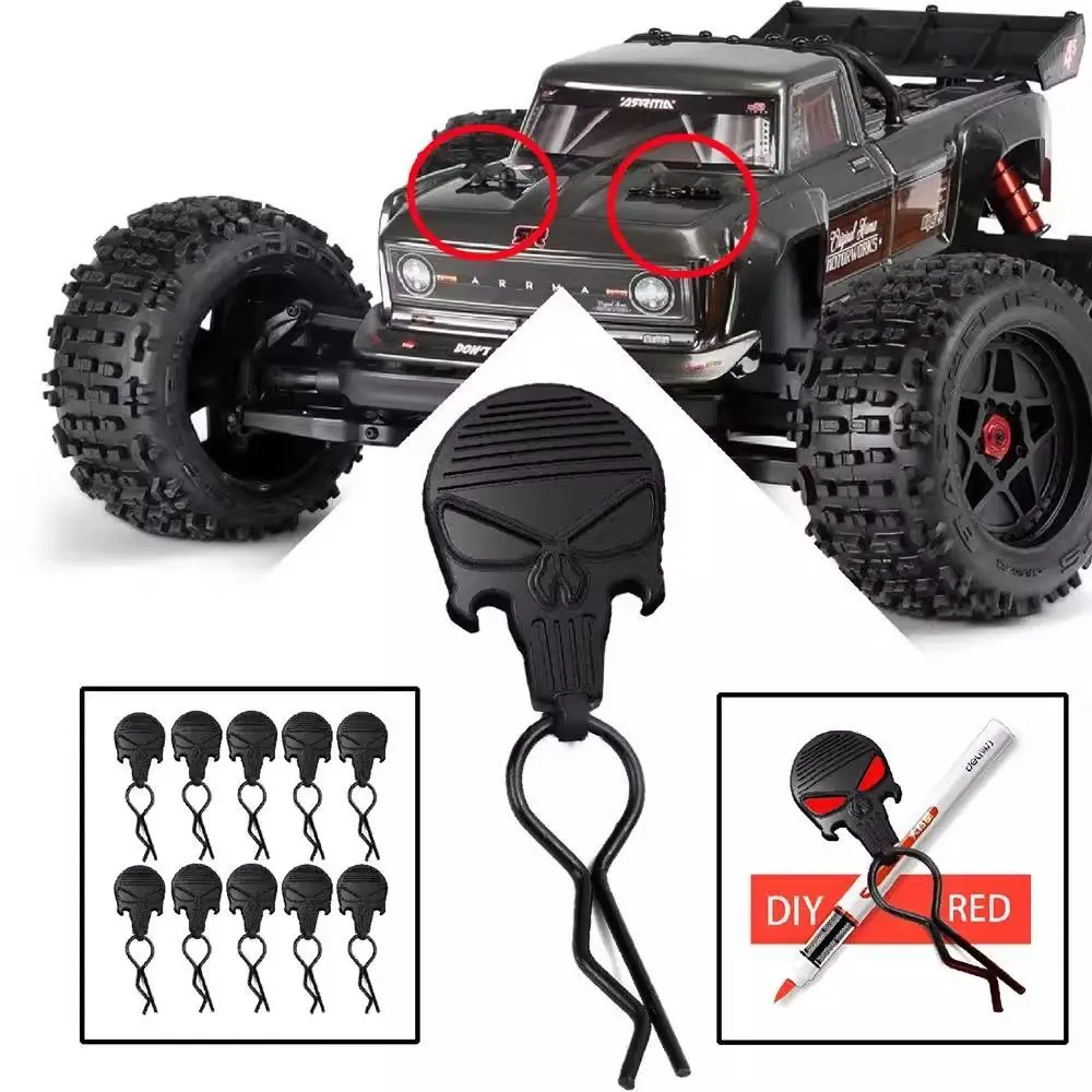 Universal RC Body Clips R Clip B Clip 1:8 1:10 1:16 by Red Spider Quick Release Buckle for On-Road Off-Road Monster Truck Upgrad